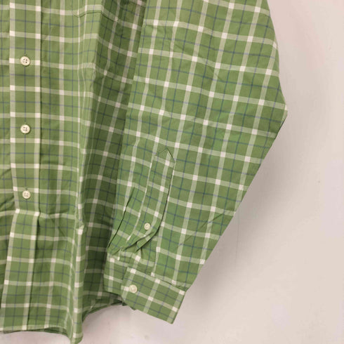 エルエルビーン L.L.Bean WRINKLE AND STAIN RESISTANT L/Sボタンダウンチェックシャツ メンズ JPN:M