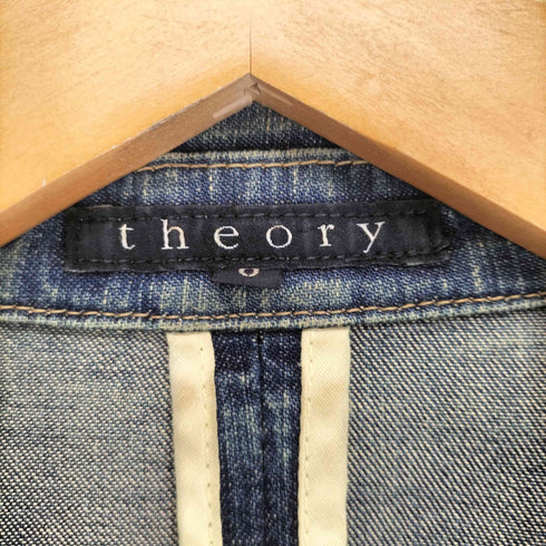 セオリー theory デニムテーラードジャケット Y2K レディース 0