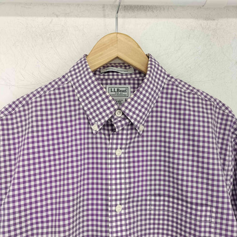 エルエルビーン L.L.Bean WRINKLE RESISTANT L/Sボタンダウンギンガムチェックシャツ メンズ JPN:M