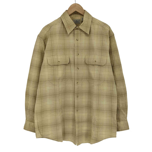 エルエルビーン L.L.Bean 両フラップ L/Sチェックシャツ メンズ JPN:M