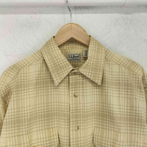 エルエルビーン L.L.Bean 両フラップ L/Sチェックシャツ メンズ JPN:M