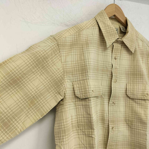 エルエルビーン L.L.Bean 両フラップ L/Sチェックシャツ メンズ JPN:M
