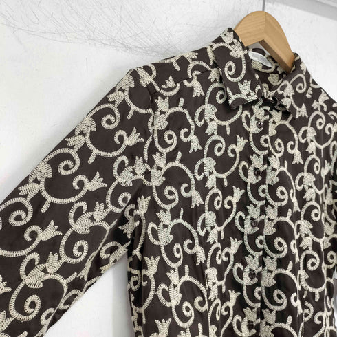 ナラカミーチェ NARACAMICIE 総刺繍 ロングブラウス レディース JPN:2