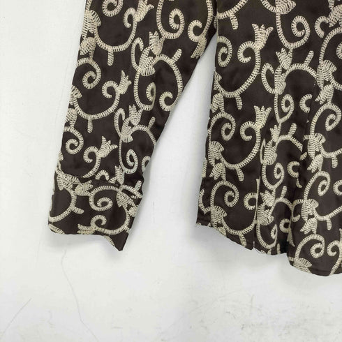 ナラカミーチェ NARACAMICIE 総刺繍 ロングブラウス レディース JPN:2