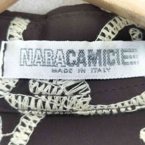 ナラカミーチェ NARACAMICIE 総刺繍 ロングブラウス レディース JPN:2