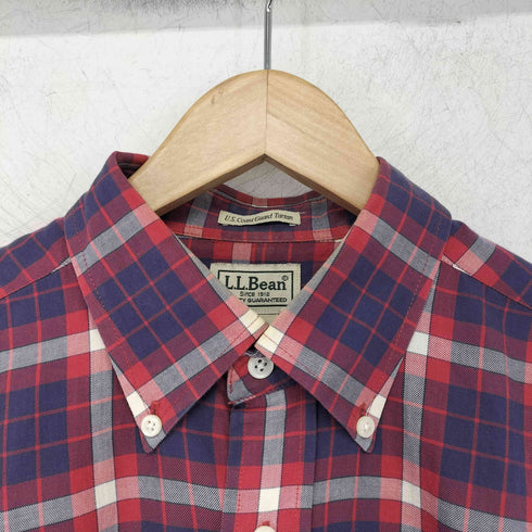エルエルビーン L.L.Bean U.S. Coast Guard Tartan L/Sボタンダウンチェックシャツ メンズ JPN:M