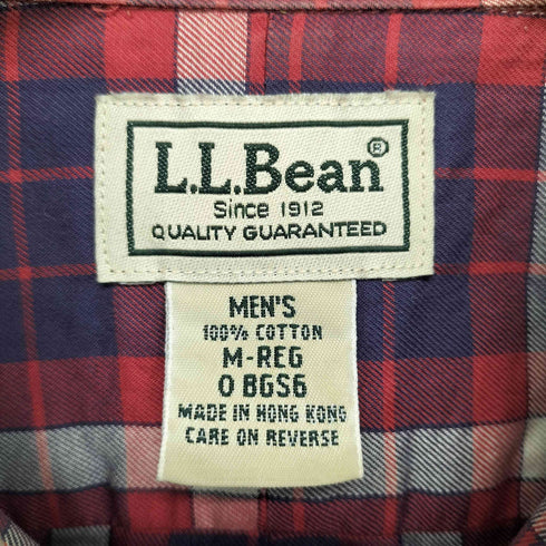 エルエルビーン L.L.Bean U.S. Coast Guard Tartan L/Sボタンダウンチェックシャツ メンズ JPN:M