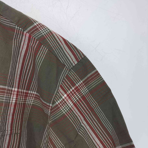 エルエルビーン L.L.Bean 両フラップ S/Sチェックプルオーバーシャツ メンズ JPN:XL