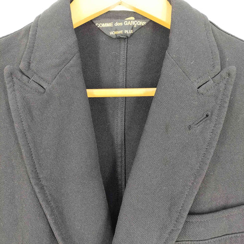 コムデギャルソンオムプリュス COMME des GARCONS HOMME PLUS ラバーボタン ポリ縮 ダブルブレスト テーラードジャケット メンズ JPN:XS
