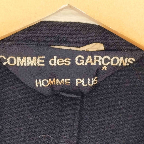コムデギャルソンオムプリュス COMME des GARCONS HOMME PLUS ラバーボタン ポリ縮 ダブルブレスト テーラードジャケット メンズ JPN:XS