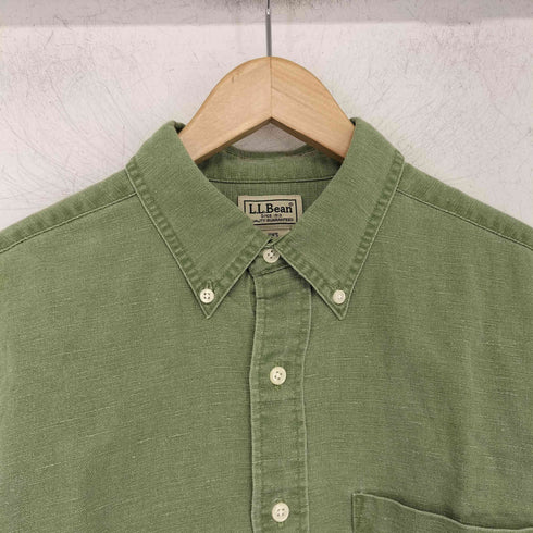 エルエルビーン L.L.Bean リネンコットン L/Sシャツ メンズ JPN:M