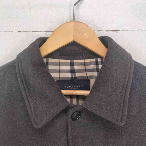 バーバリーロンドン BURBERRY LONDON 裏地ノバチェックウールハーフコート メンズ M
