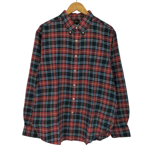 エルエルビーン L.L.Bean 復刻 筆記体タグ ボタンダウン チェックシャツ メンズ JPN:L