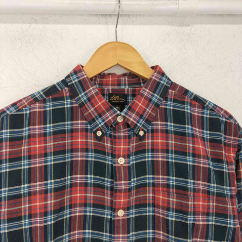 エルエルビーン L.L.Bean 復刻 筆記体タグ ボタンダウン チェックシャツ メンズ JPN:L