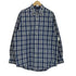 エディーバウアー Eddie Bauer 白タグ チェック L/S BD シャツ メンズ JPN:S