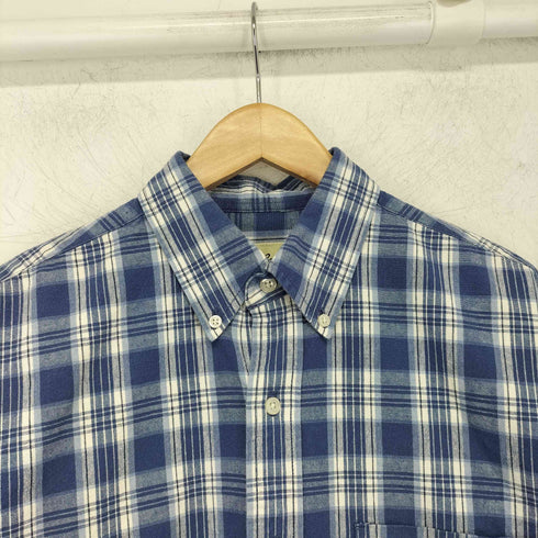 エディーバウアー Eddie Bauer 白タグ チェック L/S BD シャツ メンズ JPN:S