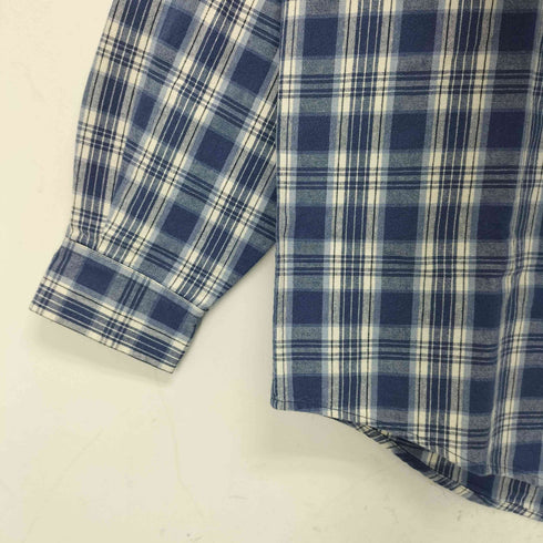 エディーバウアー Eddie Bauer 白タグ チェック L/S BD シャツ メンズ JPN:S