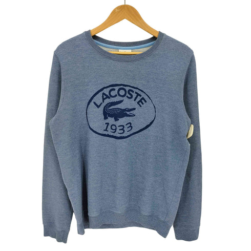 ラコステ LACOSTE モロッコ製 SLIM FIT フロント ロゴ クルーネック スウェット メンズ JPN:5
