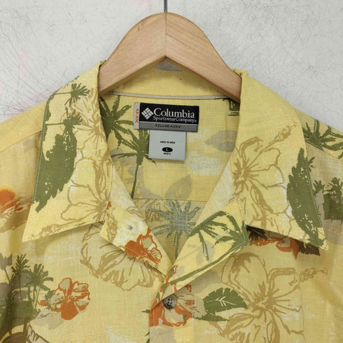 コロンビア Columbia S/S総柄オープンカラーシャツ メンズ JPN:L