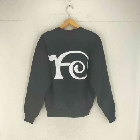 FORMA 両面ロゴデザインクルーネックニット import メンズ XS