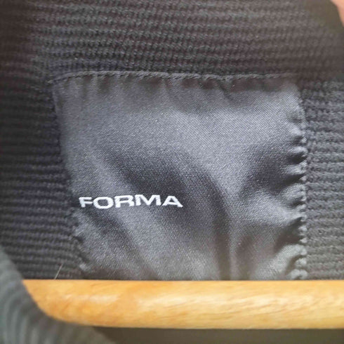 FORMA 両面ロゴデザインクルーネックニット import メンズ XS