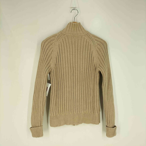 ギャップ Gap 90~00s アクリルコットン ハイゲージ ジップアップ ニット カーディガン メンズ import:L