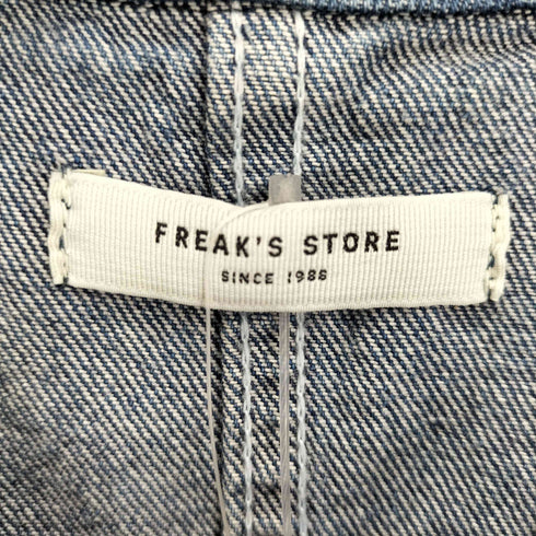 フリークスストア FREAKS STORE フリル リボン デニム ベスト ジャケット レディース FREE