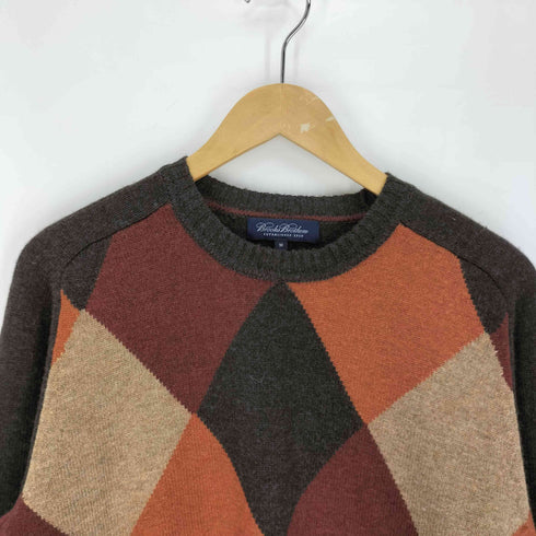 ブルックスブラザーズ BROOKS BROTHERS ダイヤ柄クルーネックニット メンズ JPN:M