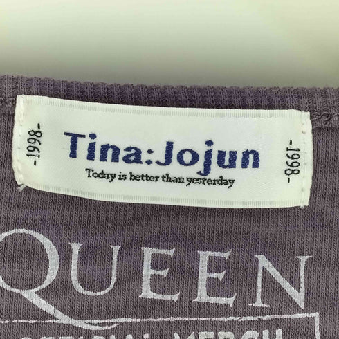 ティーナジョジュン TINA:JOJUN QUEEN ヘンリーネックTシャツ Y2K レディース JPN:M