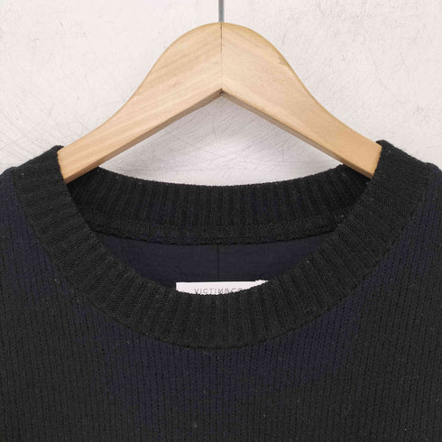 ヴィクティム VICTIM BIG KNIT VEST メンズ JPN:L
