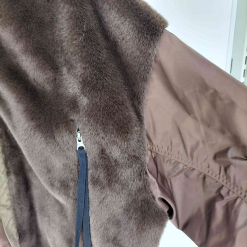 チャオパニックティピー CIAOPANIC TYPY 24AW ファー切替ショートスタンドジャケット レディース ONE SIZE