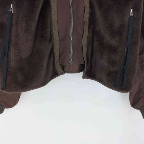 チャオパニックティピー CIAOPANIC TYPY 24AW ファー切替ショートスタンドジャケット レディース ONE SIZE