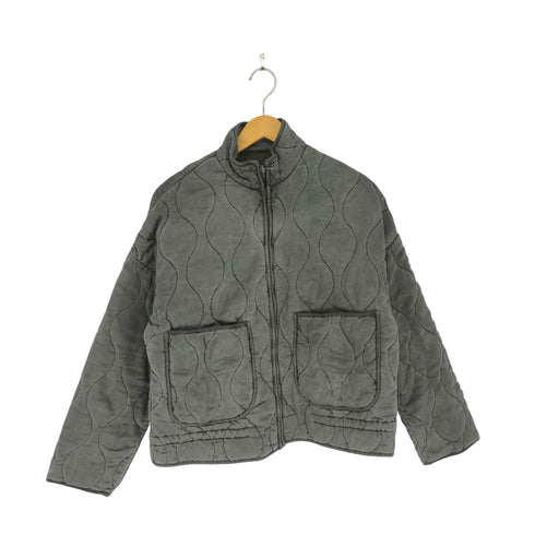 ザラ ZARA QUILTED JACKET WITH POCKETS レディース XS