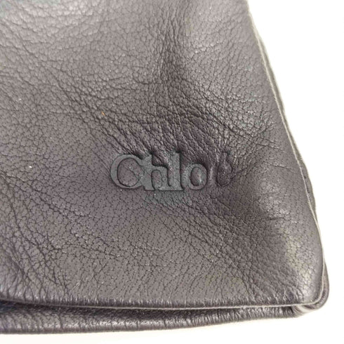 クロエ Chloe ロゴ 刻印 レザー ロング グローブ レディース 21cm