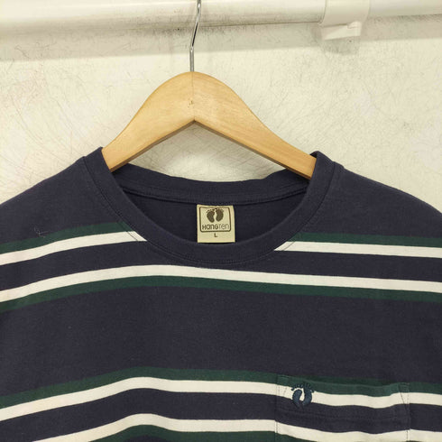 ハンテン HANGTEN ボーダーTシャツ メンズ JPN:L