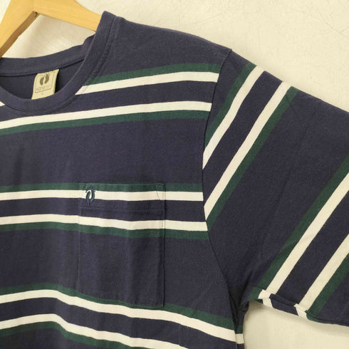 ハンテン HANGTEN ボーダーTシャツ メンズ JPN:L