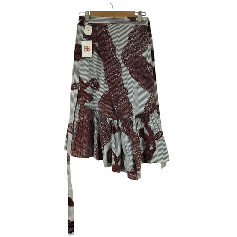 ヴィヴィアンウエストウッドレッドレーベル Vivienne Westwood RED LABEL レースストライプスカート レディース JPN:M