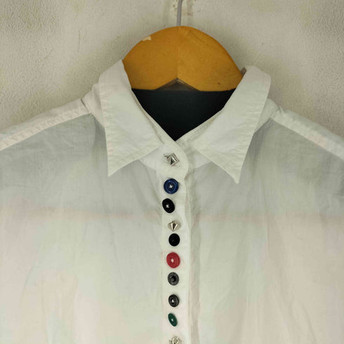 ディーゼル DIESEL マルチカラーボタン S/S シャツ レディース import:S