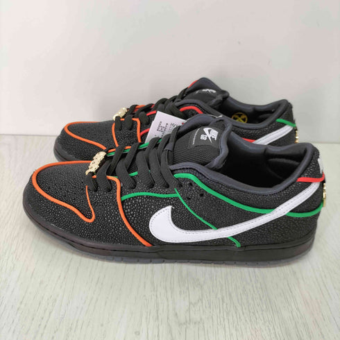 ナイキスケートボーディング NIKE SB Bronx Girls Skate Dunk Low Pro Black/Challenge Red メンズ JPN:26