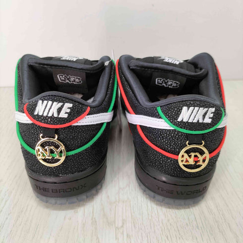 ナイキスケートボーディング NIKE SB Bronx Girls Skate Dunk Low Pro Black/Challenge Red メンズ JPN:26