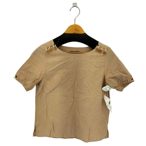 アーペーセー A.P.C. ショルダーボタン ストライプブラウス レディース S