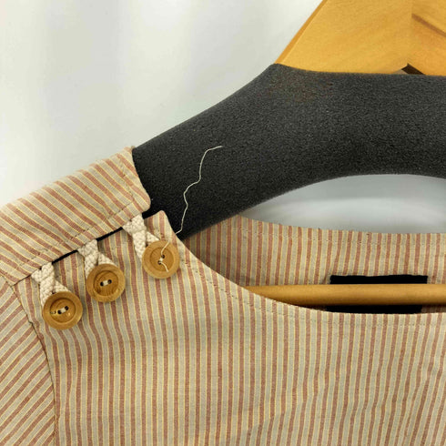 アーペーセー A.P.C. ショルダーボタン ストライプブラウス レディース S