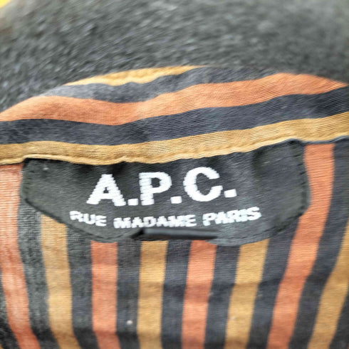 アーペーセー A.P.C. コットンシルク バンドカラーシャツ レディース XS