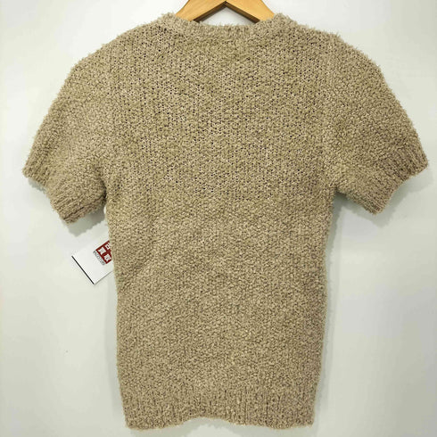 ウィムガゼット Whim Gazette 25SS ハンソデTWEEDYニットプルオーバー レディース FREE