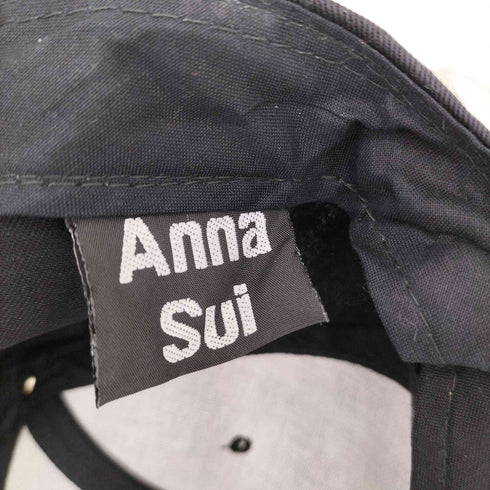 アナスイ ANNA SUI ロゴ刺繍 6パネル トラッカーキャップ メンズ