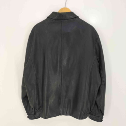 ブルックスブラザーズ BROOKS BROTHERS 羊革 ジップアップ レギュラーカラー シープ レザー ジャケット メンズ import:L