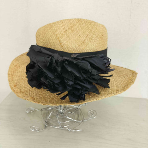 ミュベール MUVEIL リボンデザイン麦わら帽子 レディース