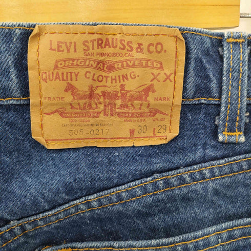 リーバイス Levis 505-0217 USA製 ジップフライデニムパンツ メンズ 30×29