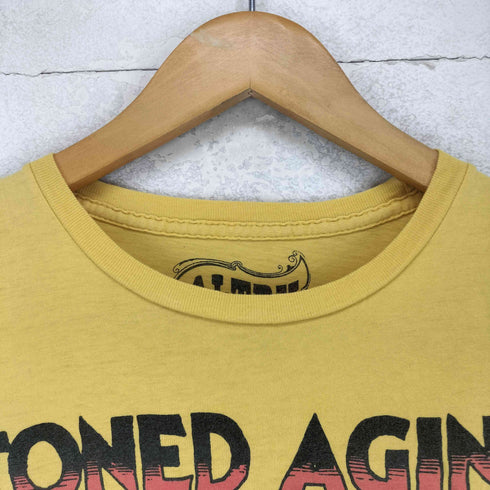 ALTRU STONE AGIN USA製 フロントプリントクルーネックTシャツ Y2K レディース S