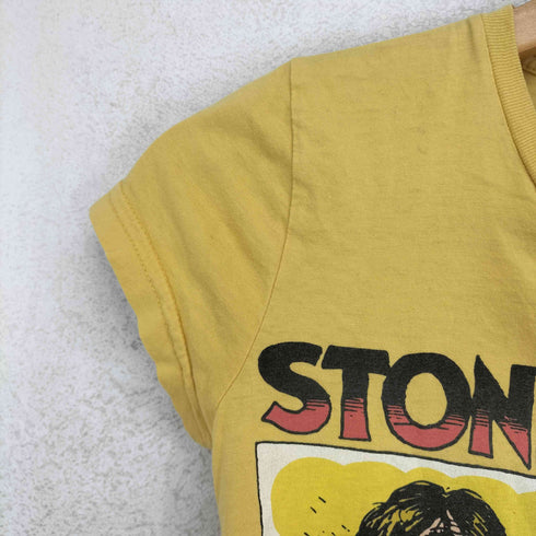 ALTRU STONE AGIN USA製 フロントプリントクルーネックTシャツ Y2K レディース S